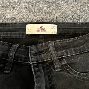 Hollister Black Super Skinny Jeans W27 L33 5L